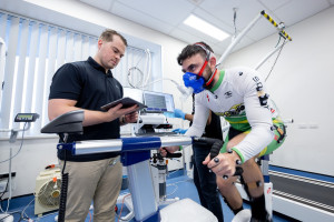 Griffith University researchers conducting biomechanics and performance research.