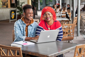 Griffith University supporting students on the Gold Coast campus.